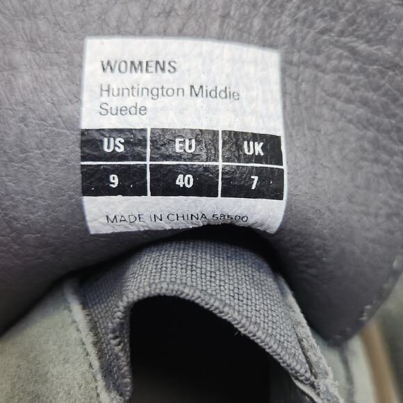 SeaVees Women Huntington Middie Suede Slip On Ankle Sneaker Size 9 Blue Gray - Picture 6 of 9